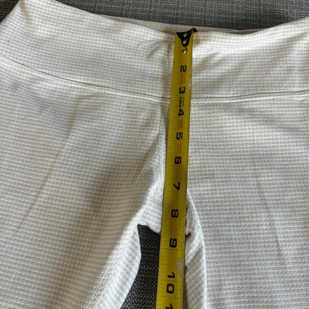 Lululemon low waist Cream waffle knit leggings